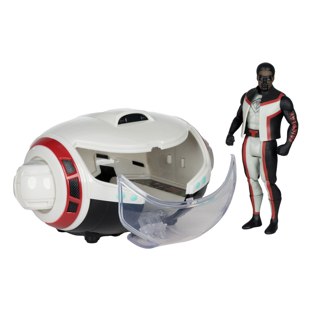 Superman (2025) DC Direct Super Powers Action Figuur met voertuig Mr. Terrific & T-Craft