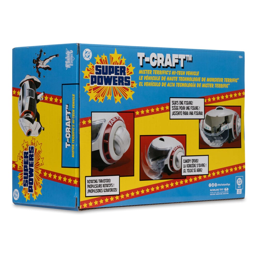 Superman (2025) DC Direct Super Powers Action Figuur met voertuig Mr. Terrific & T-Craft