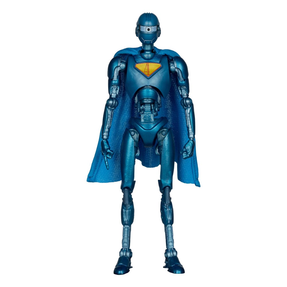 Superman (2025) DC Multiverse Deluxe Action Figuur Superman Robot (Red Platinum Edition) 18 cm