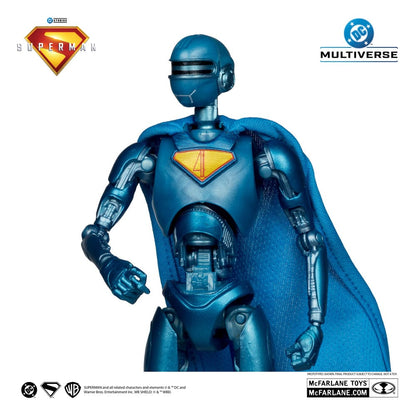 Superman (2025) DC Multiverse Deluxe Action Figuur Superman Robot (Red Platinum Edition) 18 cm