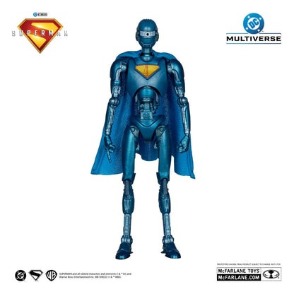 Superman (2025) DC Multiverse Deluxe Action Figuur Superman Robot (Red Platinum Edition) 18 cm