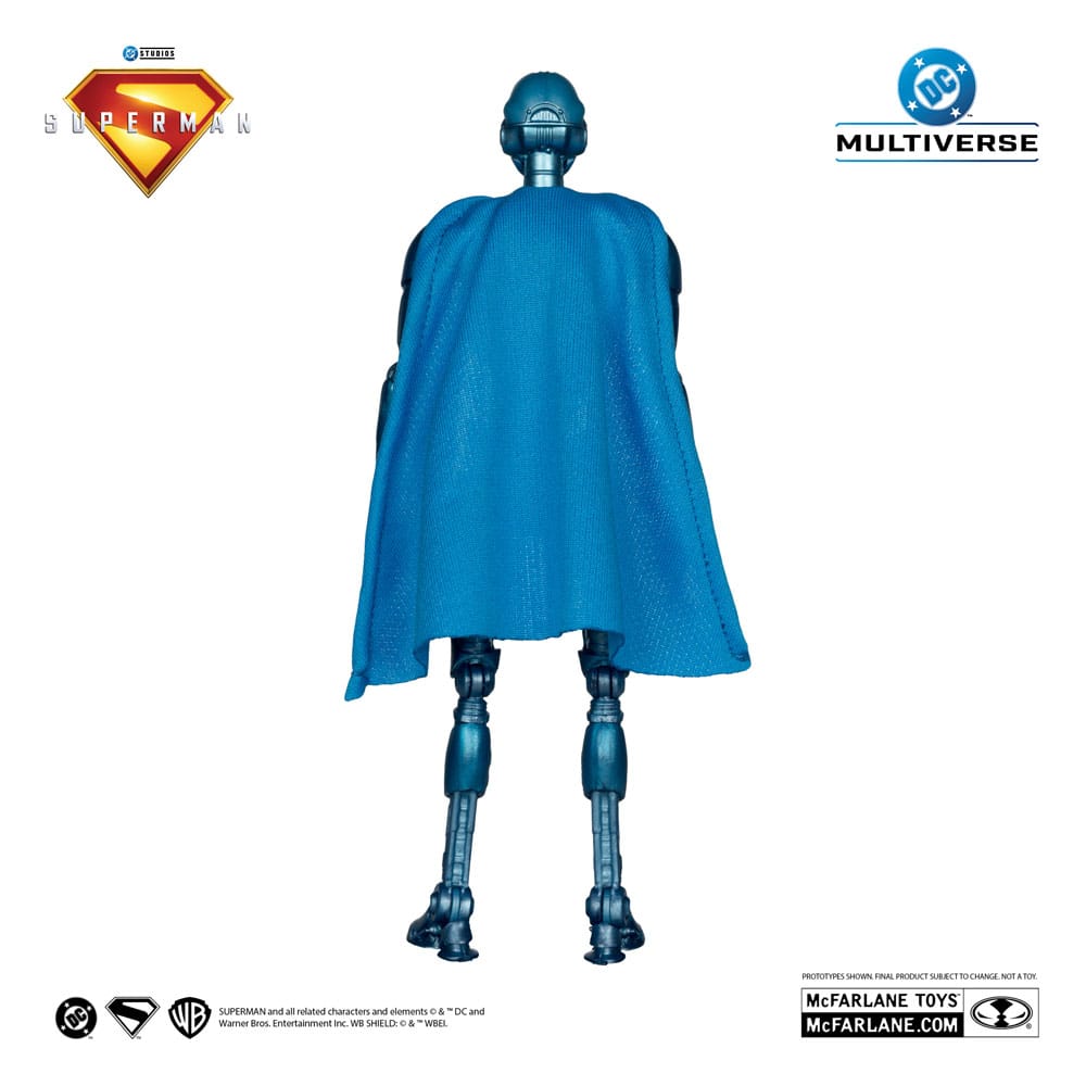 Superman (2025) DC Multiverse Deluxe Action Figuur Superman Robot (Red Platinum Edition) 18 cm