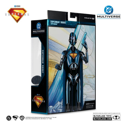 Superman (2025) DC Multiverse Deluxe Action Figuur Superman Robot (Red Platinum Edition) 18 cm