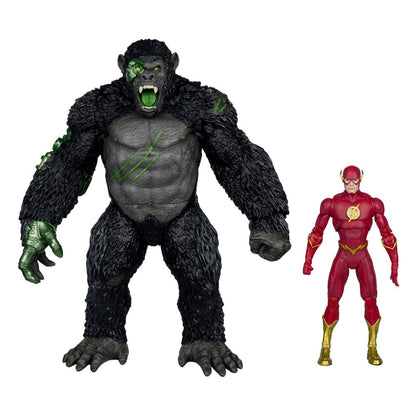 DC Multiverse actie Figuur 2-pack Flash vs. Titano 18 cm
