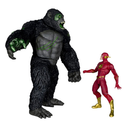 DC Multiverse actie Figuur 2-pack Flash vs. Titano 18 cm