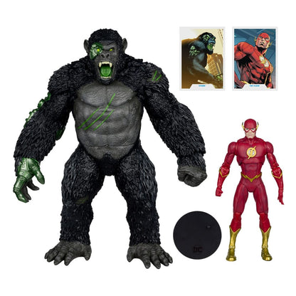 DC Multiverse actie Figuur 2-pack Flash vs. Titano 18 cm