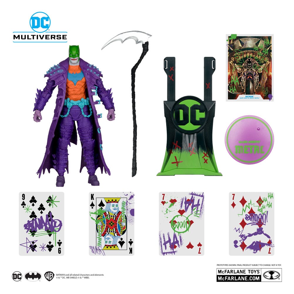 DC Multiverse actiefiguur Batman (Dark Nights: Death Metal) Jerized (Gold Label) 18 cm