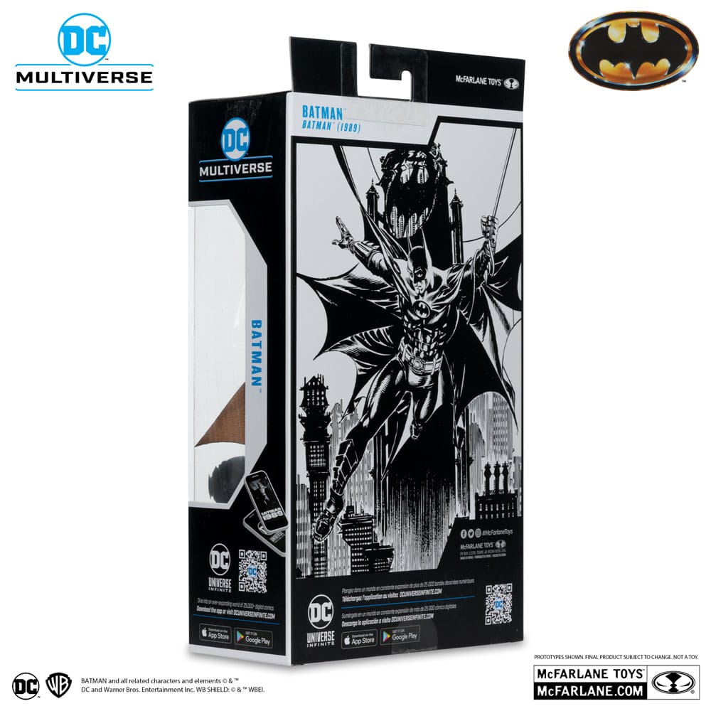 Batman (1989) DC Multiverse actiefiguur Batman (Platinum Edition) 18 cm