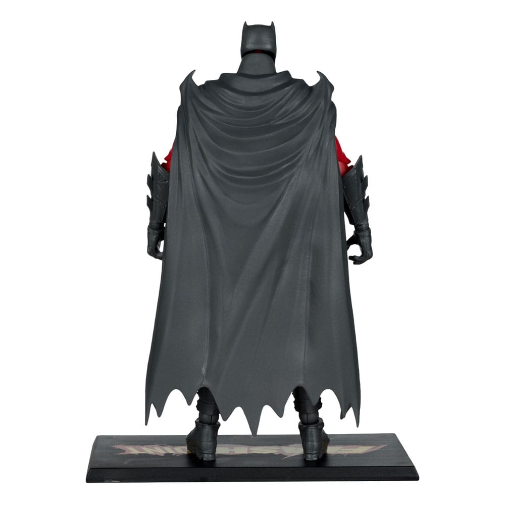 DC Multiverse actiefiguur Batman (Flashpoint) (zwart-wit accenteditie) (gouden label) 18 cm