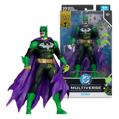 DC Multiverse actiefiguur Batman (Joker War) (Jokerized) (gouden label) 18 cm