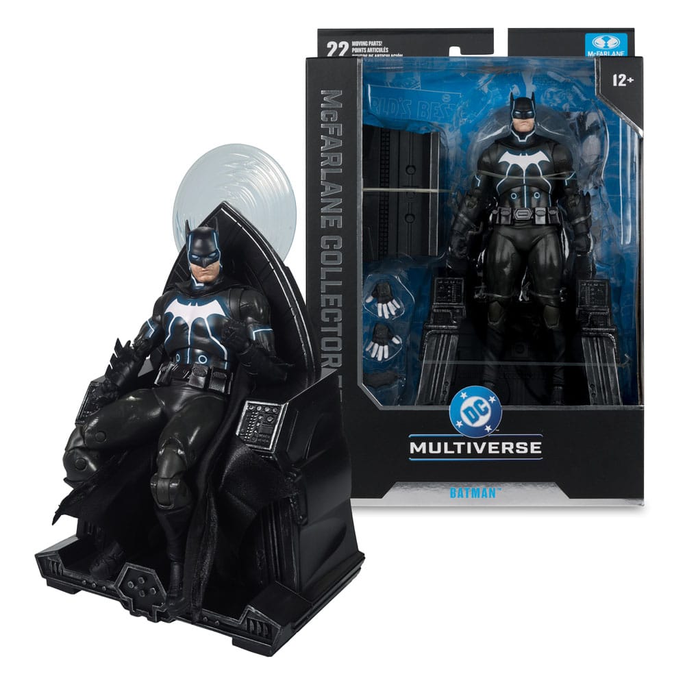 DC Multiverse McFarlane Collector Edition-actiefiguur #47 Batman & Mobius-stoel (Darkseid War) 18 cm