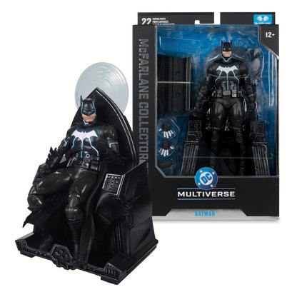 DC Multiverse McFarlane Collector Edition-actiefiguur #47 Batman & Mobius-stoel (Darkseid War) 18 cm