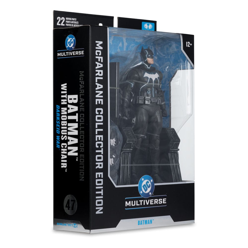 DC Multiverse McFarlane Collector Edition-actiefiguur #47 Batman & Mobius-stoel (Darkseid War) 18 cm