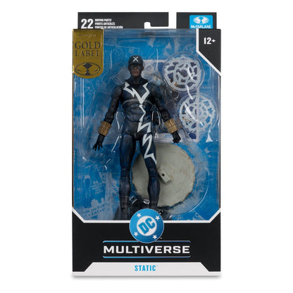 DC Multiverse-actiefiguur Statische schok (proef door vuur) (gouden label) 18 cm