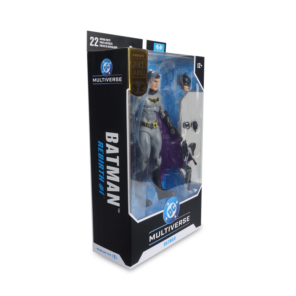 DC Rebirth DC Multiverse actiefiguur Batman (gouden label) 18 cm