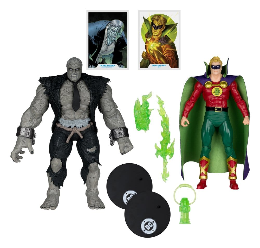 DC Multiverse actiefiguren 2-pack Solomon Grundy vs Green Lantern 18 cm