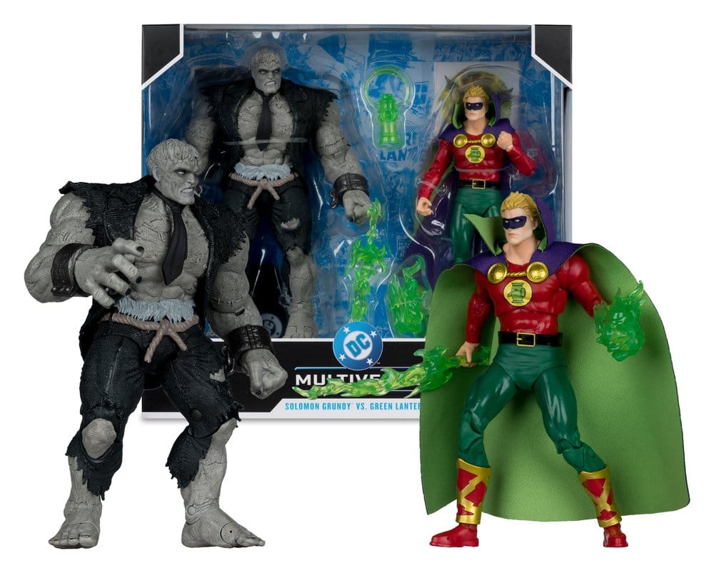 DC Multiverse actiefiguren 2-pack Solomon Grundy vs Green Lantern 18 cm