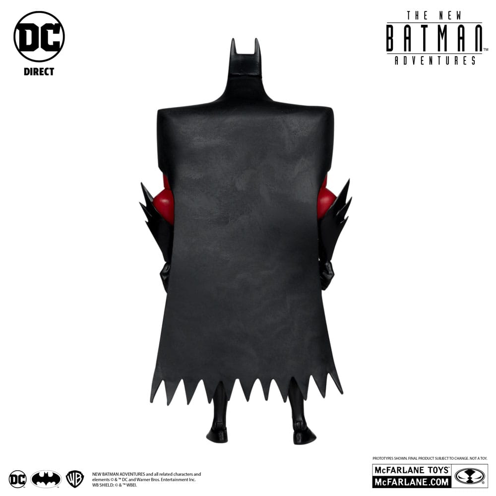The New Batman Adventure DC Direct 1/6 actiefiguur Batman (zilver) 15 cm