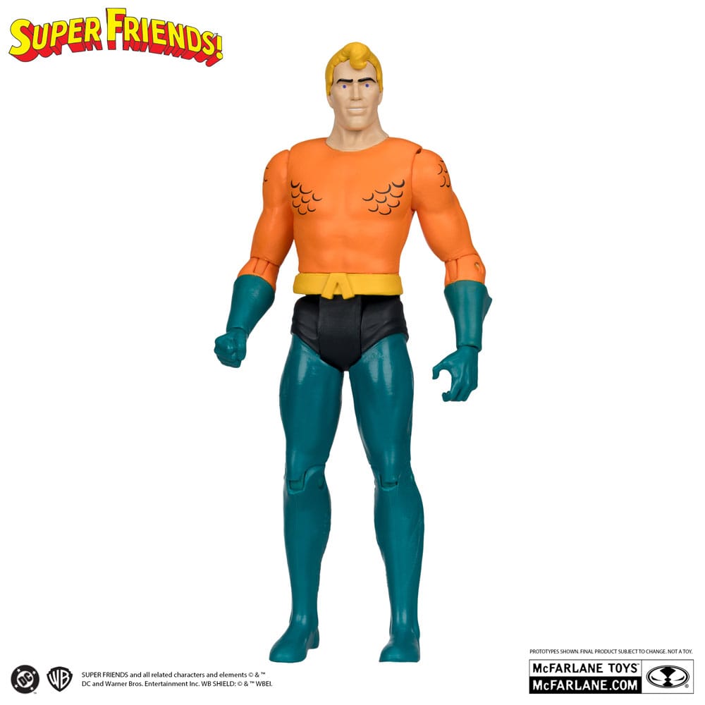 DC Retro Super Friends Actiefiguur Aquaman 15 cm