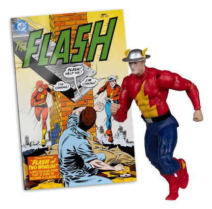 DC Direct Page Punchers Actiefiguur The Flash Jay Garrick (The Flash #123) (Red Platinum Edition) 18 cm