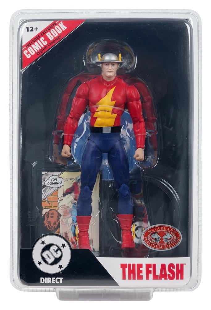 DC Direct Page Punchers Actiefiguur The Flash Jay Garrick (The Flash #123) (Red Platinum Edition) 18 cm