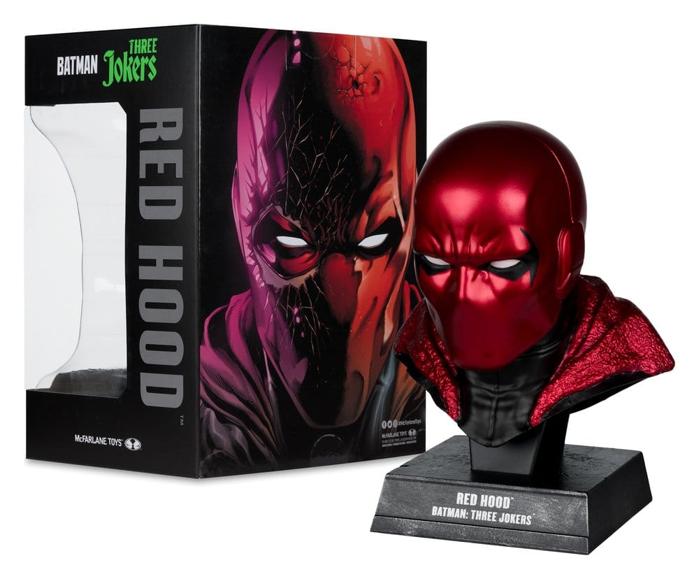 Batman DC Direct Mini-Replica 1/3 Red Hood-masker (Batman: Three Jokers) 18 cm