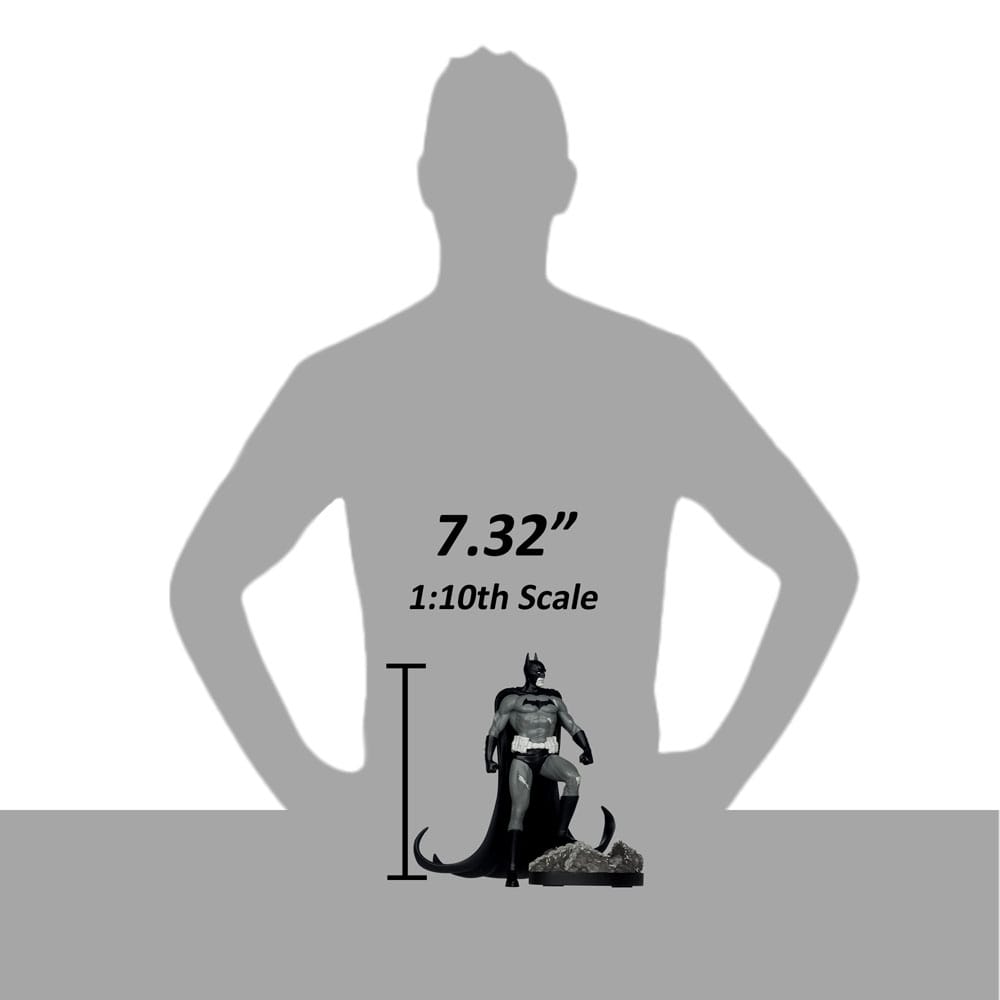 DC Direct standbeeld 1/10 Batman door Bjorn Barends (Black White) 18 cm