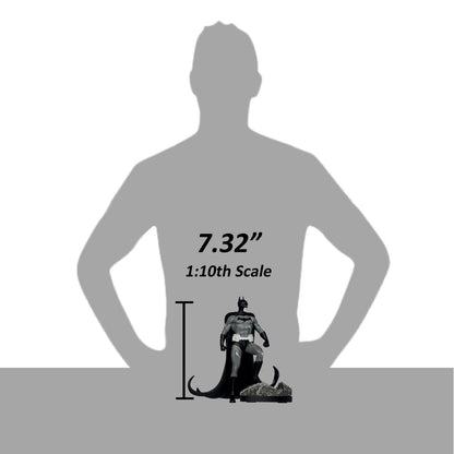 DC Direct standbeeld 1/10 Batman door Bjorn Barends (Black White) 18 cm