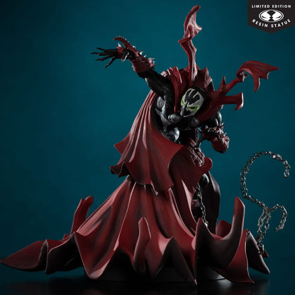 Spawn-standbeeld 1/10 Spawn geïnspireerd door de kunst van Greg Capullo (zwart-wit en rood helemaal) 21 cm