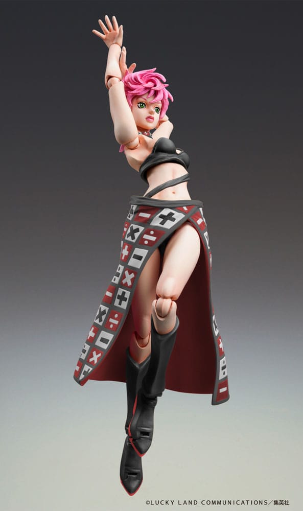 JoJo's bizarre avontuur deel 5 Superactie-actiefiguur Chozokado Trish Una Black Ver. 15 cm