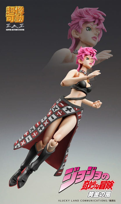 JoJo's bizarre avontuur deel 5 Superactie-actiefiguur Chozokado Trish Una Black Ver. 15 cm
