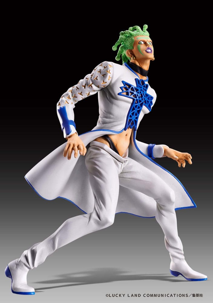 JoJo's bizarre avontuur deel 5 gouden windstandbeeld legende PVC standbeeld cioccolata 17 cm