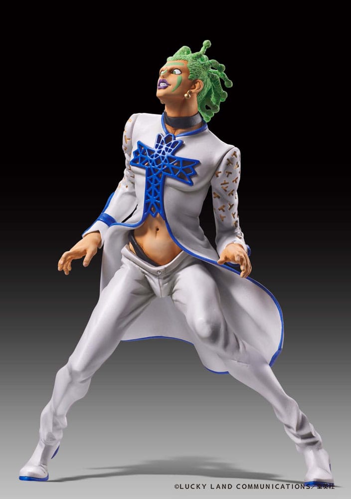 JoJo's bizarre avontuur deel 5 gouden windstandbeeld legende PVC standbeeld cioccolata 17 cm