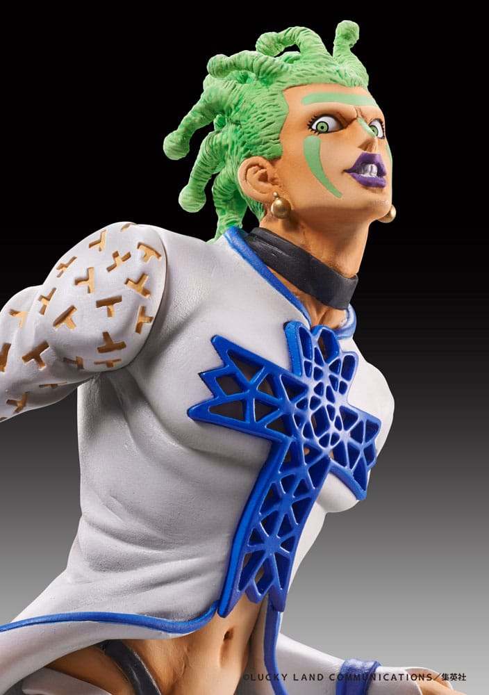 JoJo's bizarre avontuur deel 5 gouden windstandbeeld legende PVC standbeeld cioccolata 17 cm