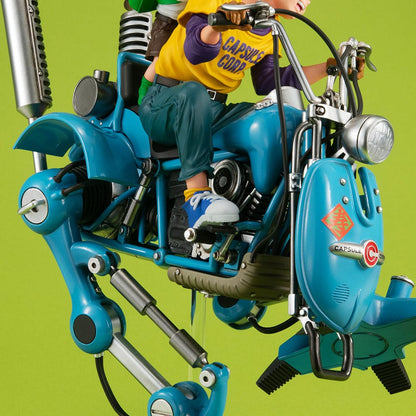 Dragonball Z Desktop Real McCoy EX PVC Diorama Son Goku &amp; Son Gohan &amp; Robot met twee benen 20 cm