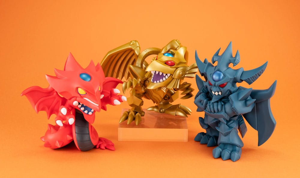 Yu-gi-oh! Duel monsters megatoon pvc standbeeld de gevleugelde draak van ra 13 cm