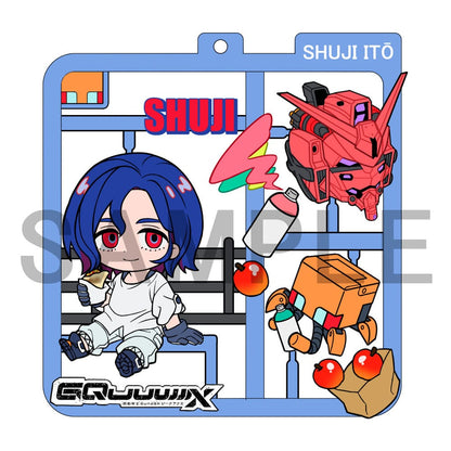 Mobile Suit Gundam GQuuuuuX Plat Collection sleutelhangerassortiment (4)
