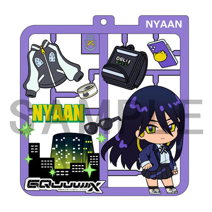 Mobile Suit Gundam GQuuuuuX Plat Collection sleutelhangerassortiment (4)