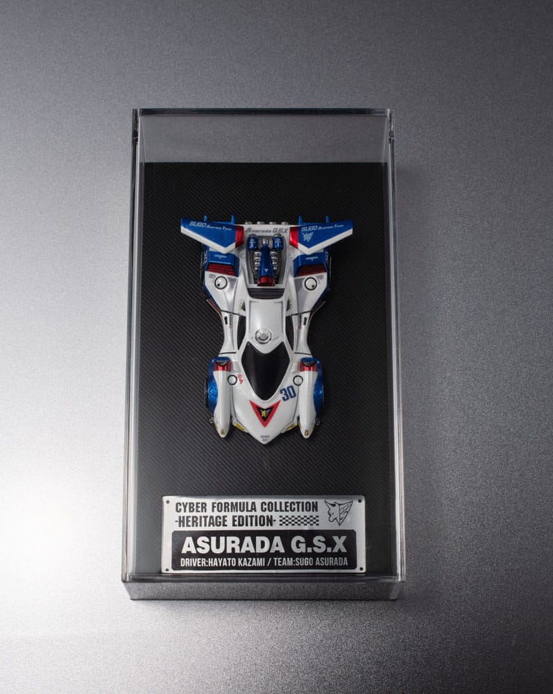 Toekomstig GPX Cyber Formula-voertuig Asurada G.S.X Heritage Edition 7 cm