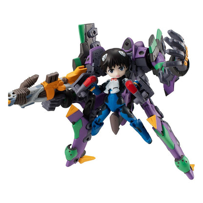 Evangelion Desktop Legerfiguur Shinji Ikari & Evangelion No. 1 Nieuwe Theatrale Editie 15 cm
