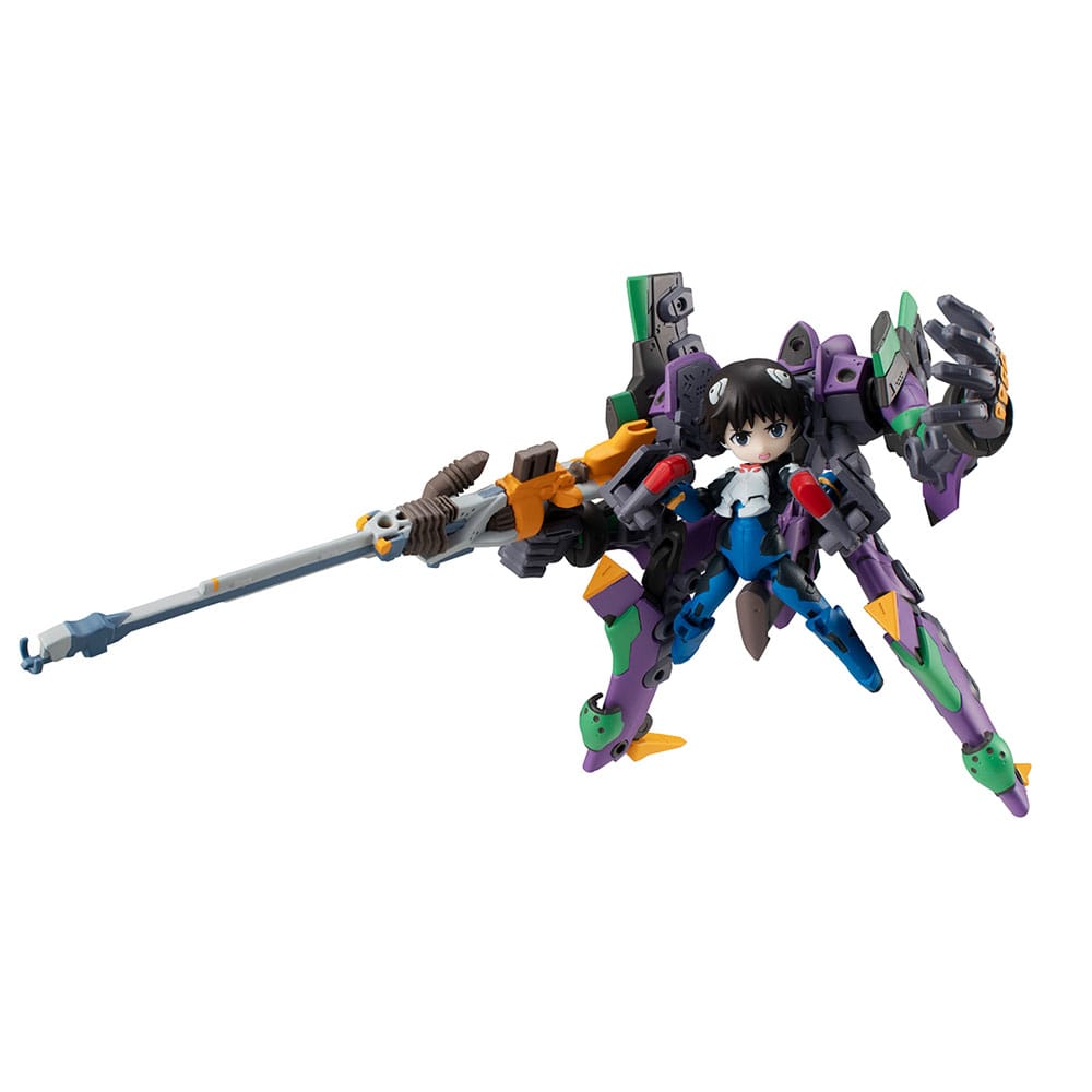 Evangelion Desktop Legerfiguur Shinji Ikari & Evangelion No. 1 Nieuwe Theatrale Editie 15 cm