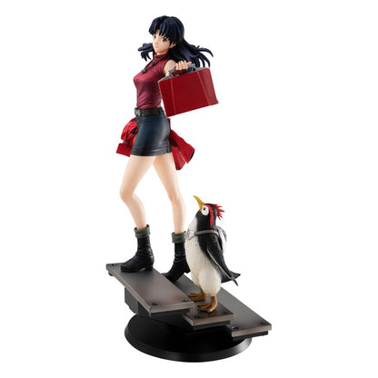 Herbouw van Evangelion Gals PVC-beeld Misato Katsuragi & Pen Pen 25 cm