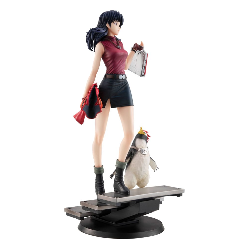 Herbouw van Evangelion Gals PVC-beeld Misato Katsuragi & Pen Pen 25 cm