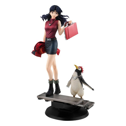 Herbouw van Evangelion Gals PVC-beeld Misato Katsuragi & Pen Pen 25 cm
