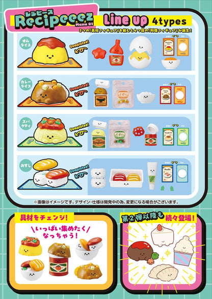 Recipeeez Minifiguren Menu 01 3 cm Assortiment (4)