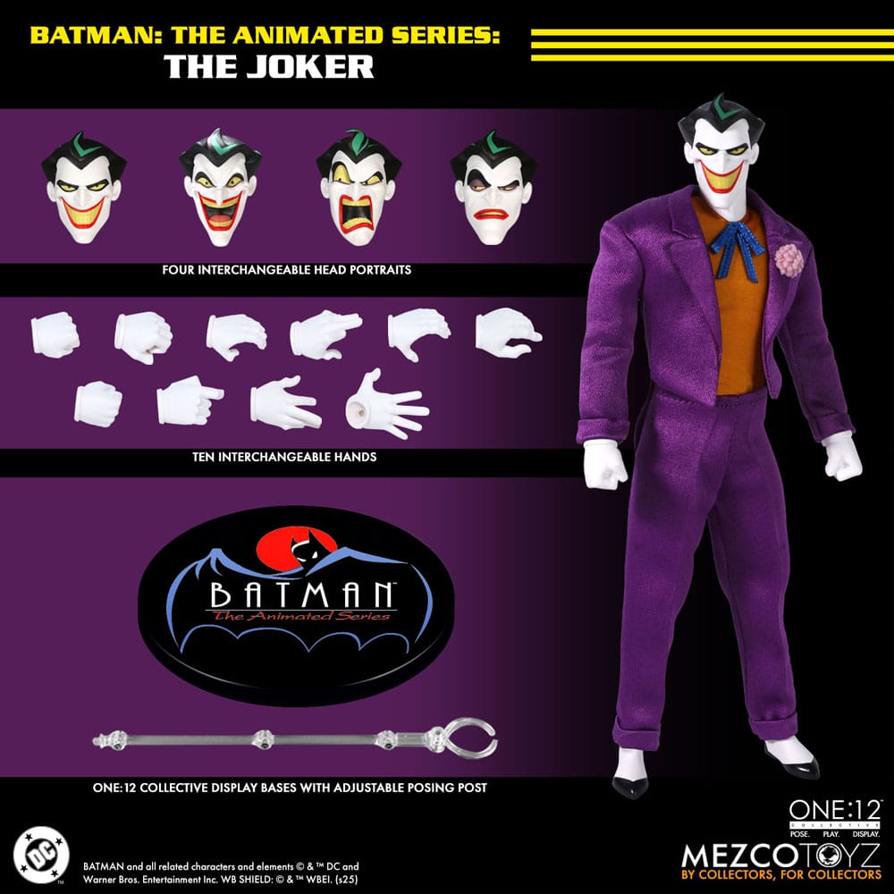 Batman: The Animated Series Actiefiguur 1/12 The Joker 17 cm