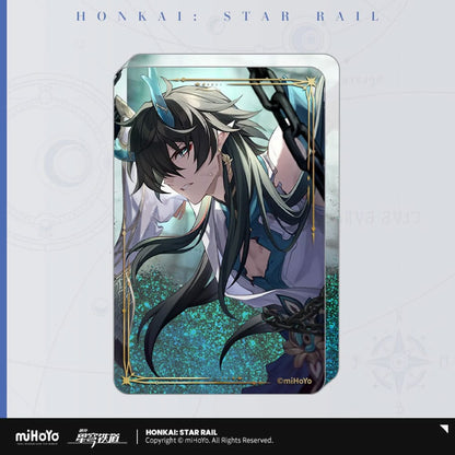 Honkai: Star Rail Light Cone Acryl ornament met glitter: helderder dan de zon 9 cm