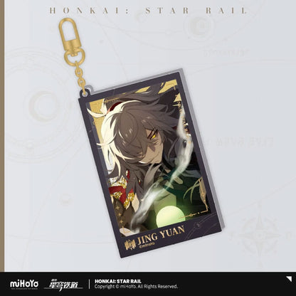 Honkai: Star Rail Countdown Departure Series Acryl sleutelhanger Jing Yuan Glitter 9 cm