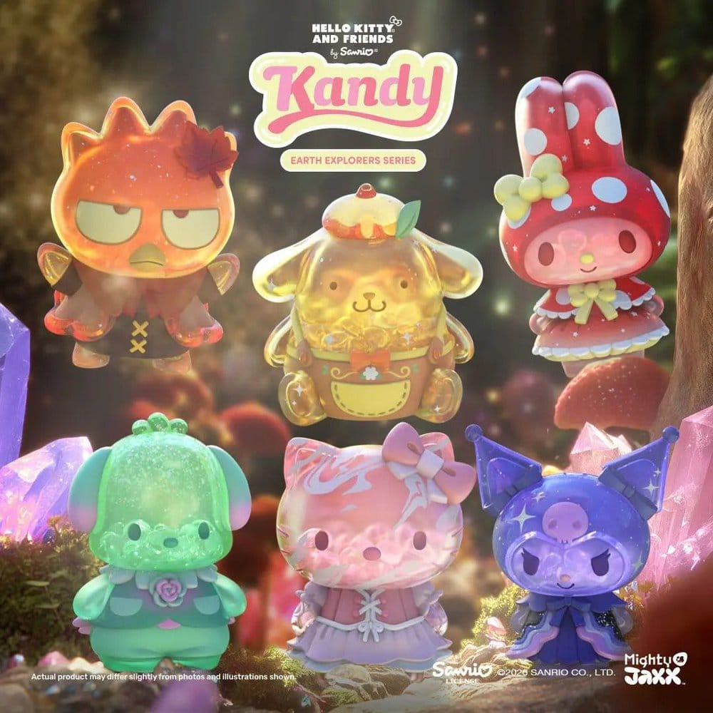 Sanrio Earth Explorer Series Kandy 4 inch vinylfiguur blindbox-display (6)