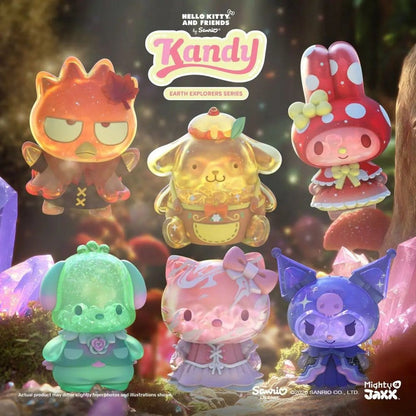 Sanrio Earth Explorer Series Kandy 4 inch vinylfiguur blindbox-display (6)